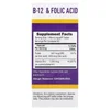 Cyanocobalamin B-12  & Folic Acid, 60 MicroLingual Instant Dissolve Tablets image 2