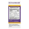 Cyanocobalamin B-12, B-6 & Folic Acid, 100 MicroLingual® Instant Dissolve Tablets image 2