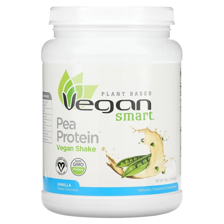 Pea Protein Vegan Shake, Vanilla, 1.1 lb (540 g) image 1
