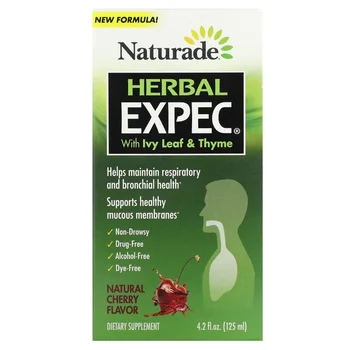 Herbal EXPEC with Ivy Leaf & Thyme, Natural Cherry, 4.2 fl oz (125 ml)