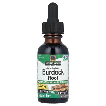 Burdock Root, Fluid Extract, Alcohol-Free, 2,000 mg, 1 fl oz (30 ml)