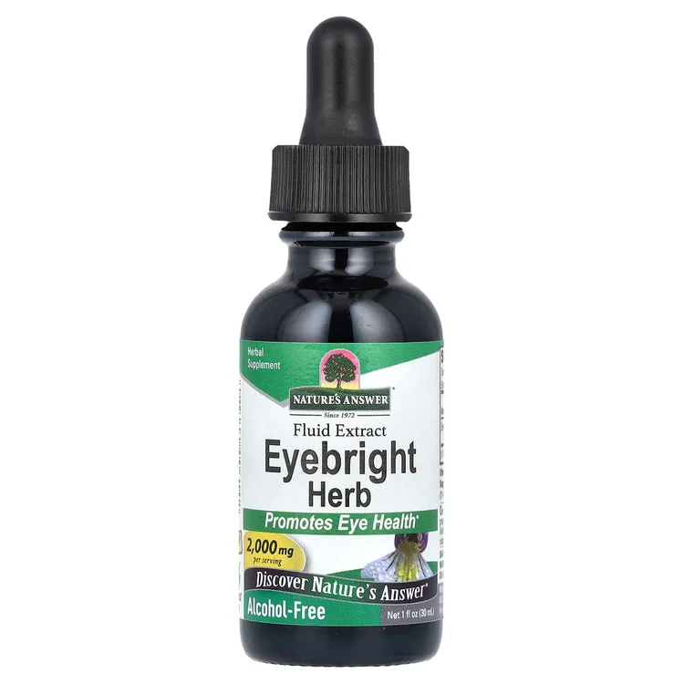 Eyebright Herb, Fluid Extract, Alcohol-Free, 2,000 mg, 1 fl oz (30 ml) image 1