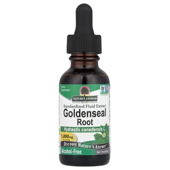 Goldenseal Root, Standardized Fluid Extract, Alcohol-Free, 1,000 mg, 1 fl oz (30 ml)