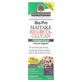 Bio-Pro Maitake Bio-Beta-Glucan, Alcohol-Free, 15 mg, 2 fl oz (60 ml)