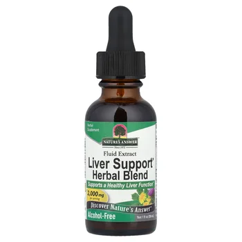 Liver Support Herbal Blend, Fluid Extract, Alcohol-Free, 2,000 mg, 1 fl oz (30 ml)