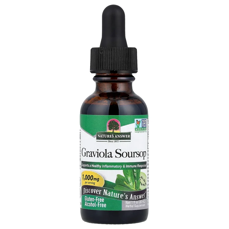 Graviola Soursop , 1,000 mg, 1 fl oz (30 ml) image 1