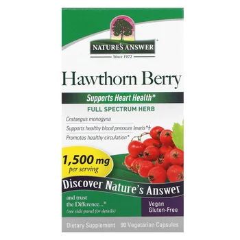 Hawthorn Berry, 90 Vegetarian Capsules (500 mg per Capsule)