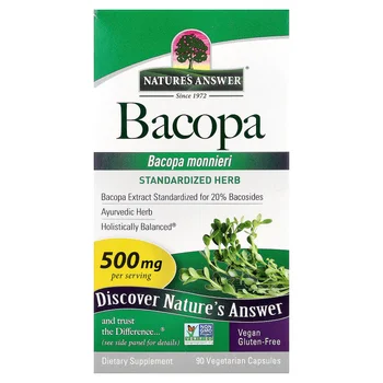 Bacopa, 500 mg, 90 Vegetarian Capsules