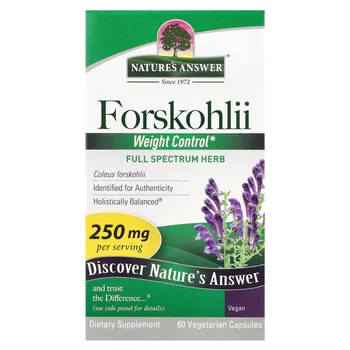 Forskohlii, 250 mg, 60 Vegetarian Capsules