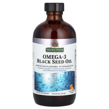 Omega-3 Black Seed Oil, Orange, 8 fl oz (240 ml)