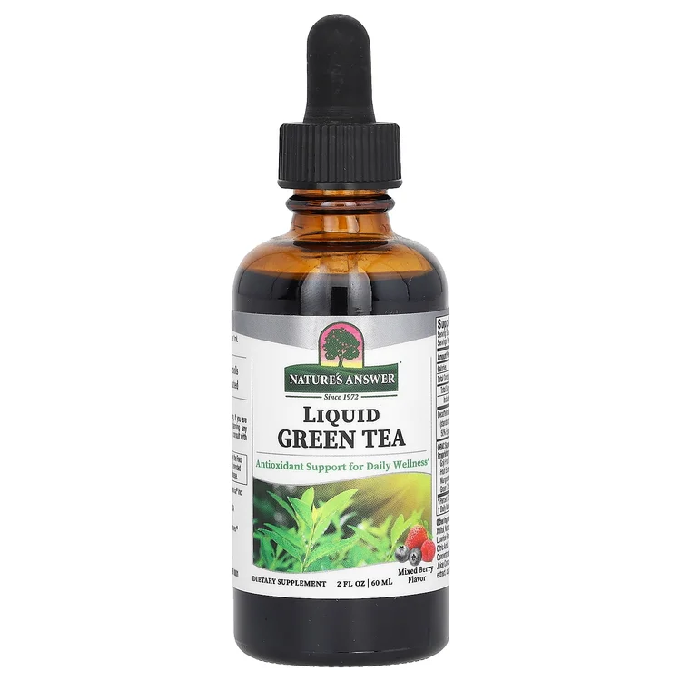 Liquid Green Tea, Mixed Berry, 2 fl oz (60 ml) image 1