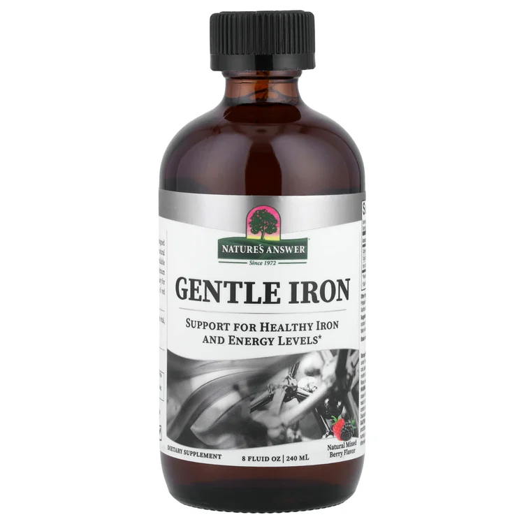 Gentle Iron, Natural Mixed Berry, 8 fl oz (240 ml) image 1