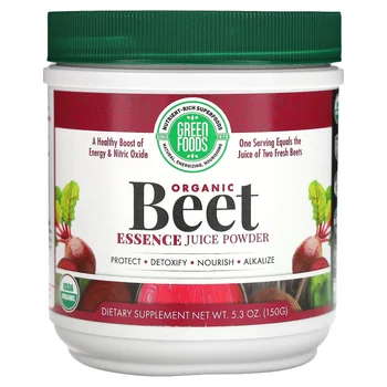 Organic Beet Essence Juice Powder, 5.3 oz (150 g)