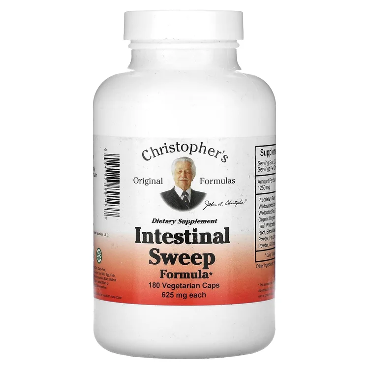 Intestinal Sweep Formula, 625 mg, 180 Vegetarian Caps image 1