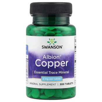 Albion® Copper, 2 mg, 300 Tablets
