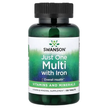 Just One Multi with Iron, 130 Tablets