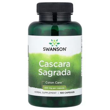 Cascara Sagrada, 450 mg, 100 Capsules