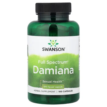 Full Spectrum® Damiana, 510 mg, 100 Capsules