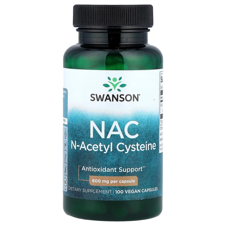NAC, 600 mg, 100 Vegan Capsules image 1