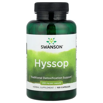 Hyssop , 450 mg, 100 Capsules