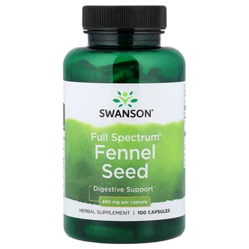 Full Spectrum® Fennel Seed, 480 mg, 100 Capsules