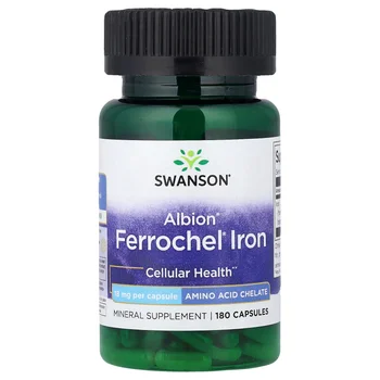 Albion®, Ferrochel® Iron, 18 mg, 180 Capsules