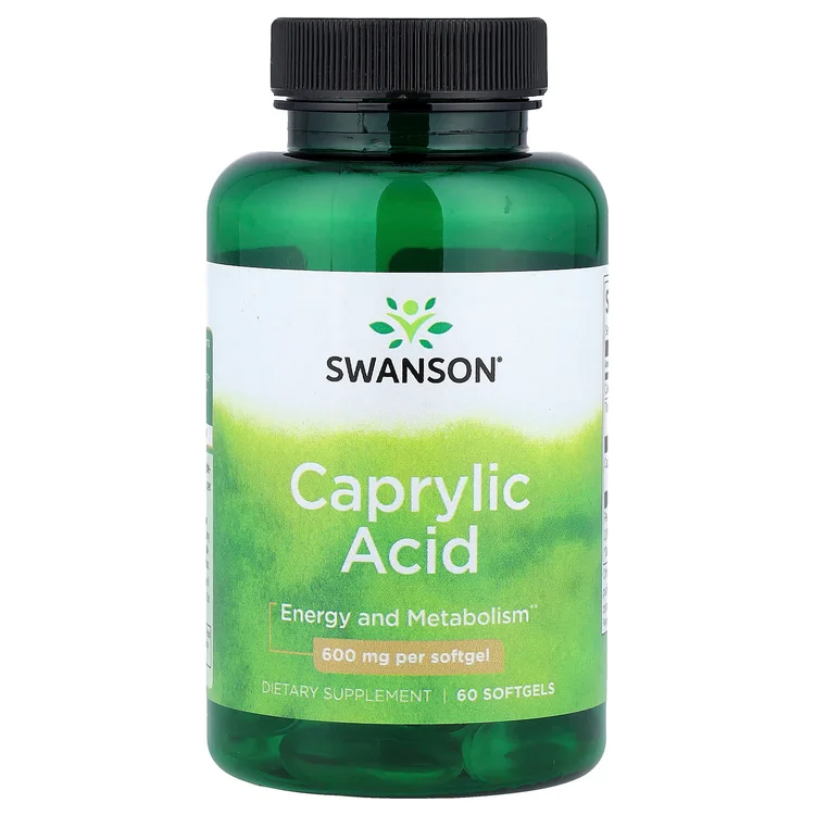 Caprylic Acid, 600 mg, 60 Softgels image 1
