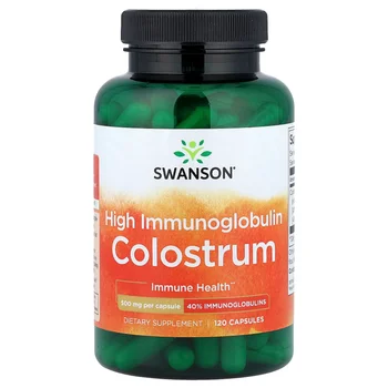 High Immunoglobulin Colostrum, 120 Capsules (500 mg per Capsule)