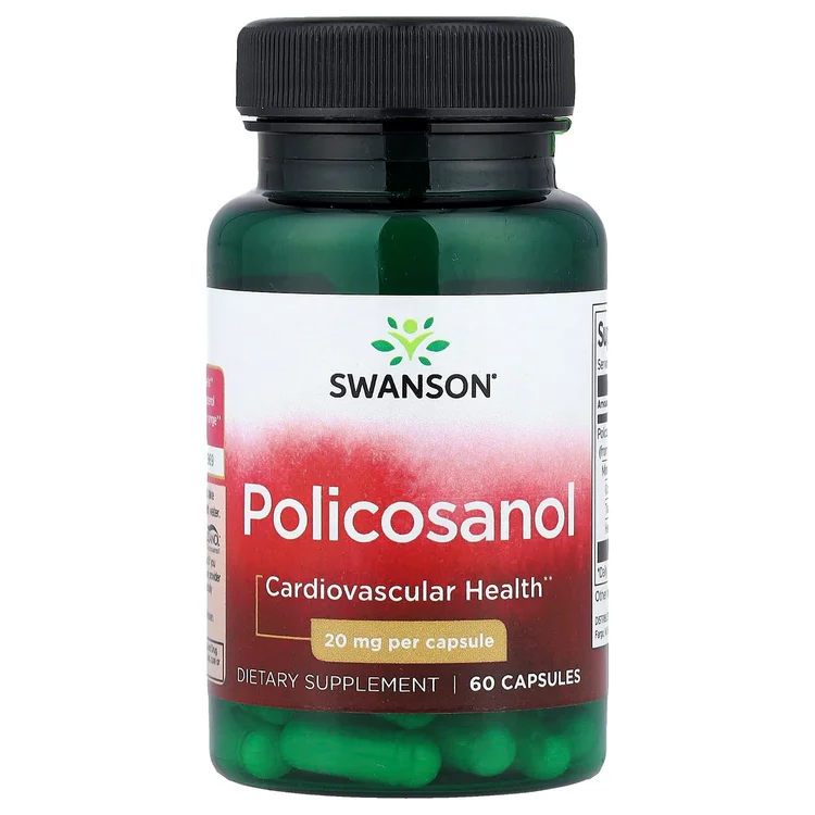 Policosanol, 20 mg, 60 Capsules image 1