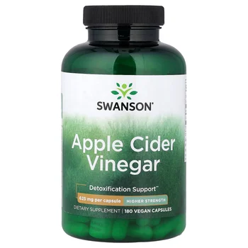 Apple Cider Vinegar, Higher Strength, 180 Vegan Capsules (625 mg Per capsule)