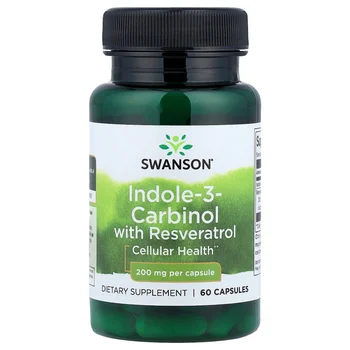 Indole-3-Carbinol with Resveratrol, 60 Capsules