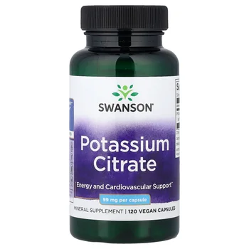Potassium Citrate, 99 mg, 120 Vegan Capsules