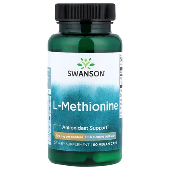 L-Methionine, Featuring AjiPure®, 500 mg, 60 Vegan Caps