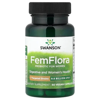 FemFlora, Probiotic For Women, 9.8 billion CFU, 60 Vegan Capsules