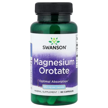 Magnesium Orotate, 654 mg, 60 Capsules