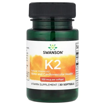 Natural Vitamin K2, 100 mcg, 30 Softgels