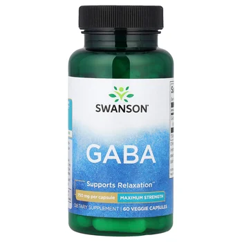 GABA, Maximum Strength, 750 mg, 60 Veggie Capsules