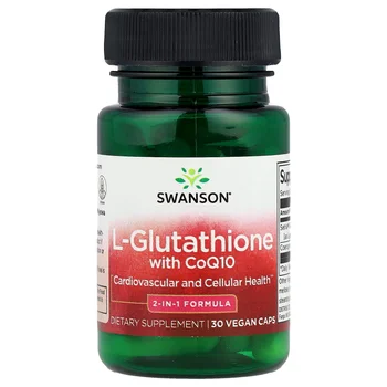 L-Glutathione with CoQ10, 30 Vegan Caps
