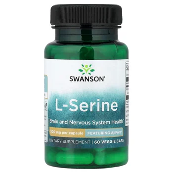 L-Serine, 500 mg, 60 Veggie Caps