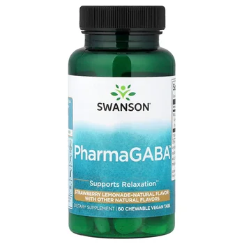 PharmaGABA™, Strawberry Lemonade , 100 mg, 60 Chewable Tabs