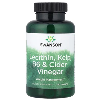 Lecithin, Kelp, B6 & Cider Vinegar, 240 Tablets