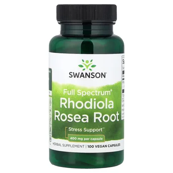 Full Spectrum® Rhodiola Rosea Root, 400 mg, 100 Vegan Capsules