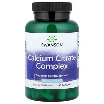 Calcium Citrate Complex, 250 mg , 100 Capsules