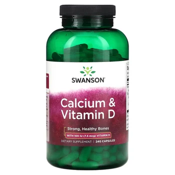 Calcium & Vitamin D, 240 Capsules