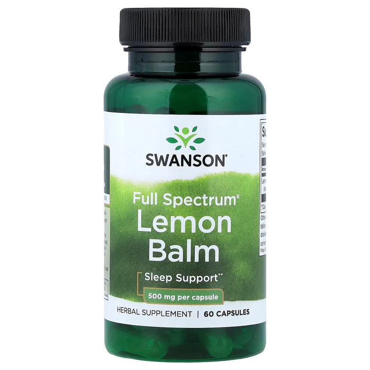 Full Spectrum®, Lemon Balm, 500 mg, 60 Capsules image 1