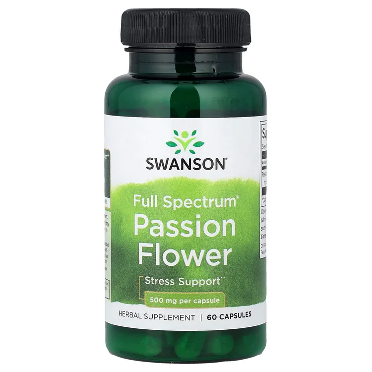 Full Spectrum® Passion Flower, 500 mg, 60 Capsules image 1