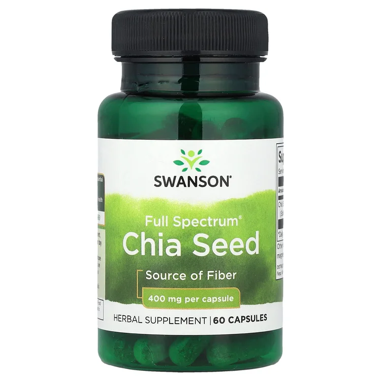 Full Spectrum® Chia Seed, 400 mg, 60 Capsules image 1