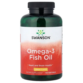 Omega-3 Fish Oil, Lemon, 150 Softgels