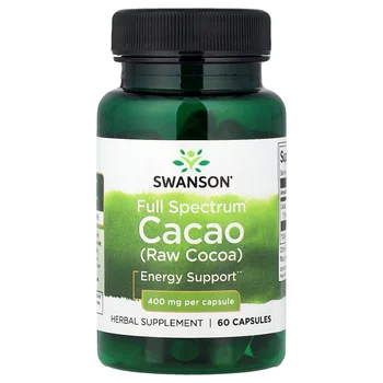 Full Spectrum Cacao (Raw Cocoa), 400 mg, 60 Capsules