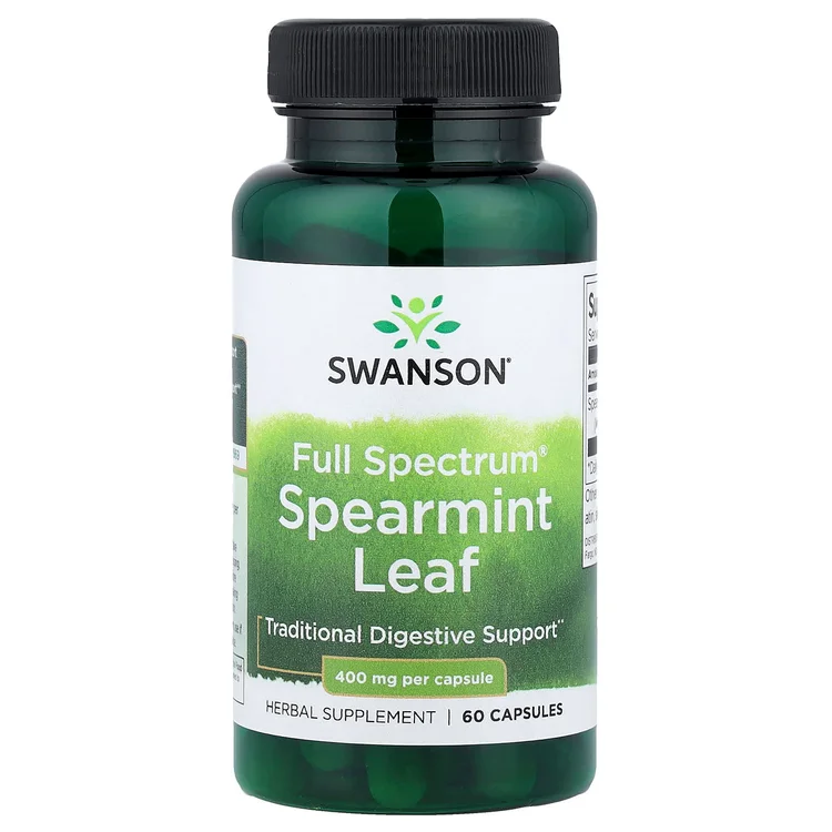 Full Spectrum® Spearmint Leaf, 400 mg, 60 Capsules image 1